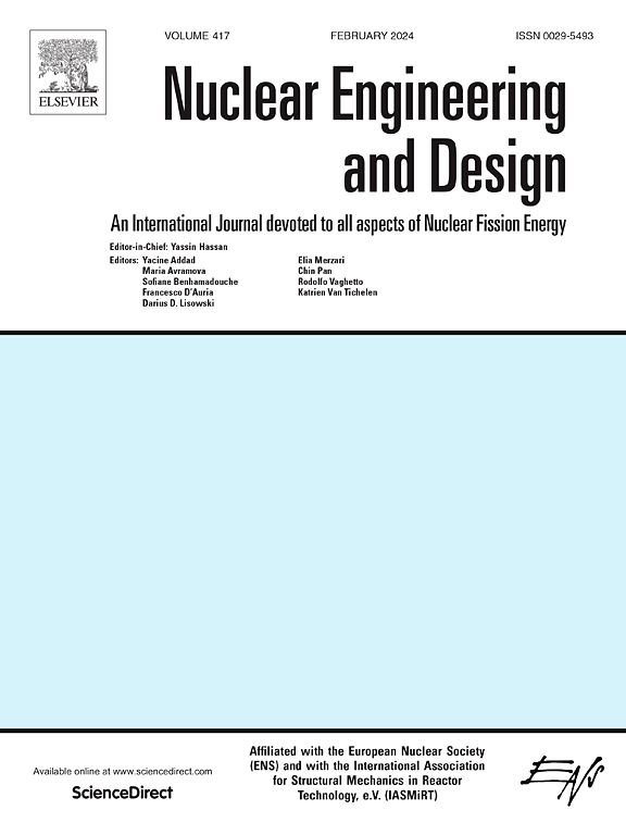 Go to journal home page - Nuclear Engineering and Design